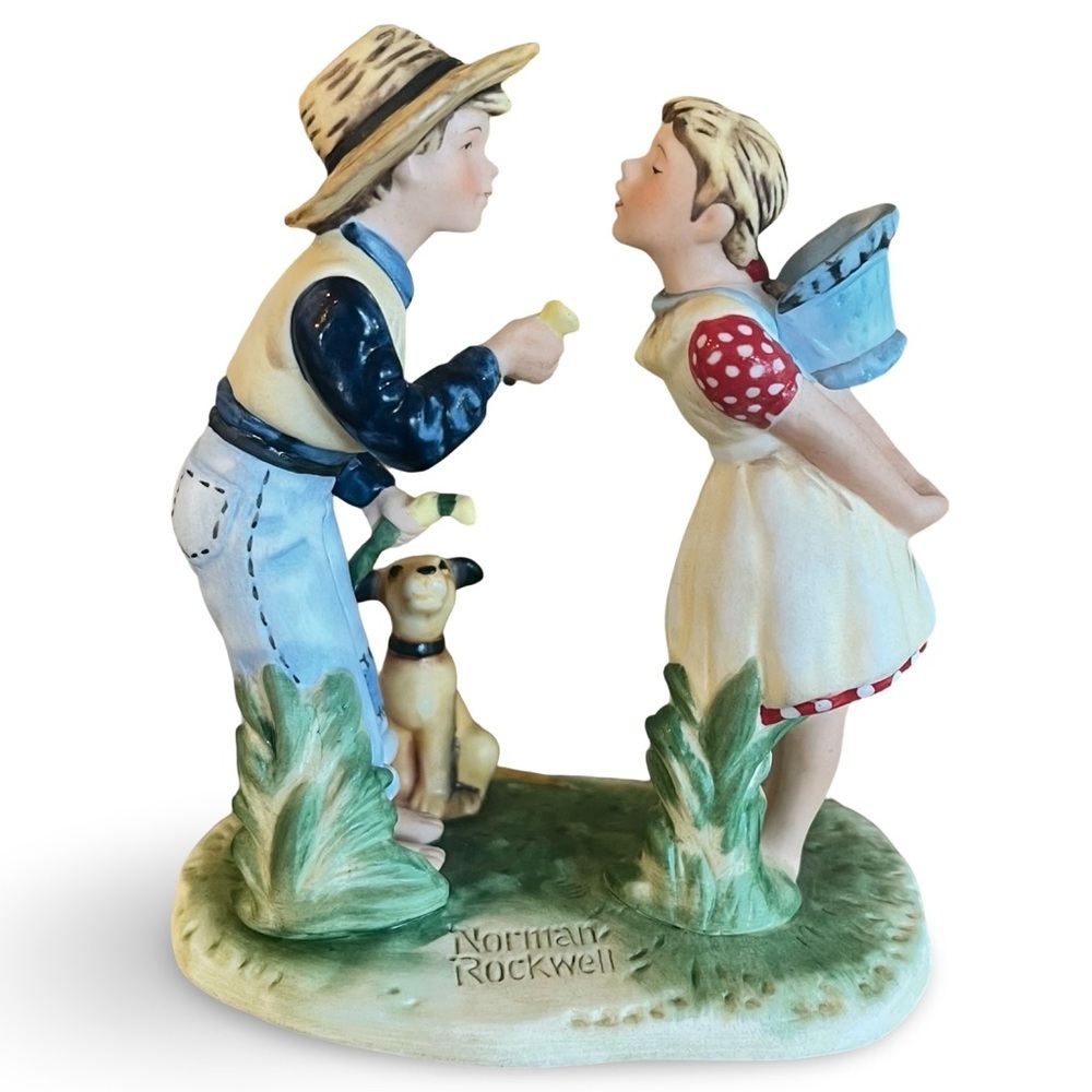 Norman Rockwell “Spring Beguiling Buttercup” Bone China Figurine